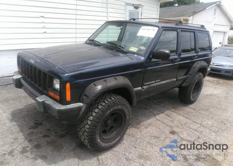 2001 Jeep Cherokee Sport from USA, damaged, VIN 1J4FF48S71L505419